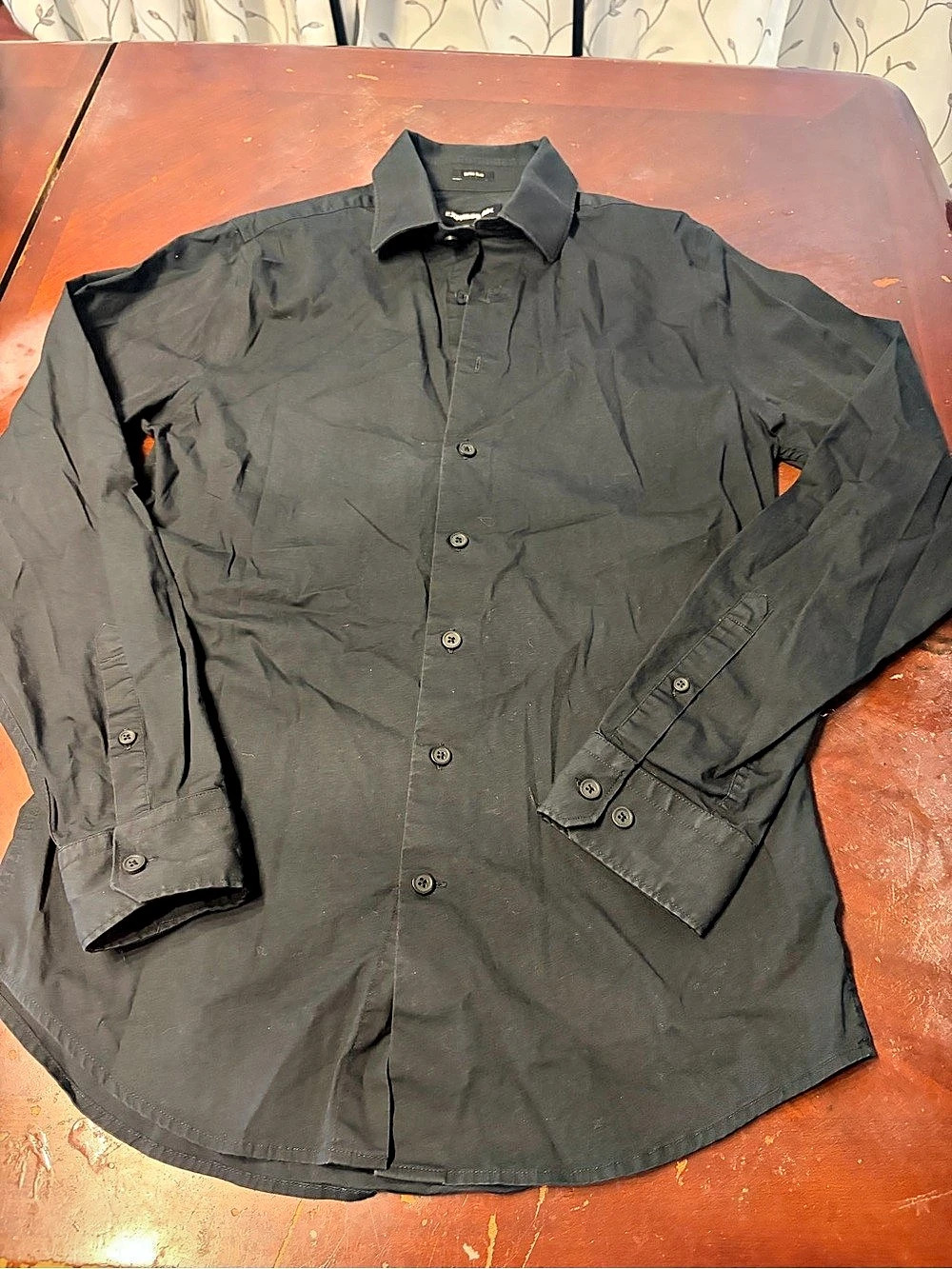 Express Extra Slim Black Shirt Size Small
